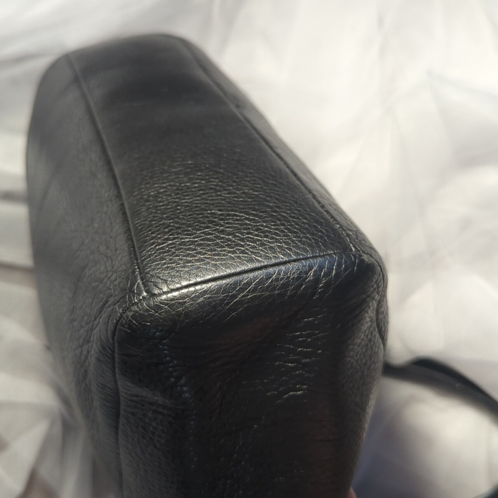 EUC Coach pebbled leather small Kelsey Satchel crossbody bag - Picture 6 of 16